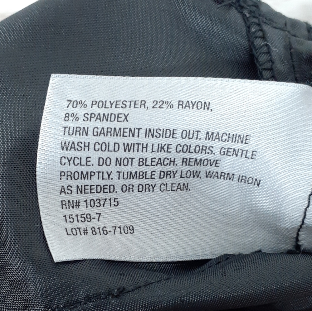Worthington Layered Skirt Size 10 Back Zip 323 - Picture 5 of 5